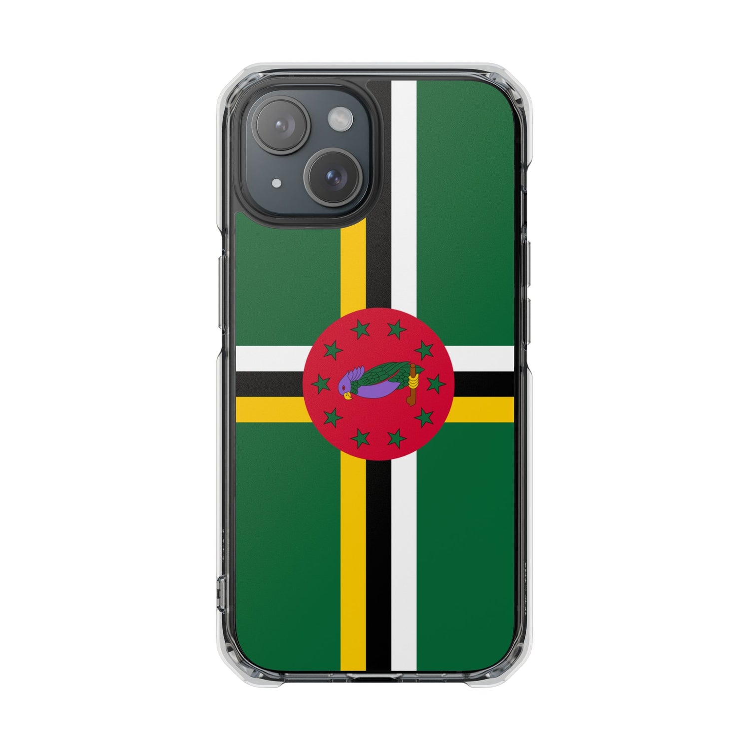 Dominican Flag Magnetic Clear Impact Case - Stylish Phone Cover, Hearty Gift for Travelers, National Pride, Durable Protection