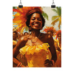 Vibrant Matte Vertical Wall Art for Home Decor, Tropical Art, Caribbean Wall Art, Party Decor, Celebration Posters