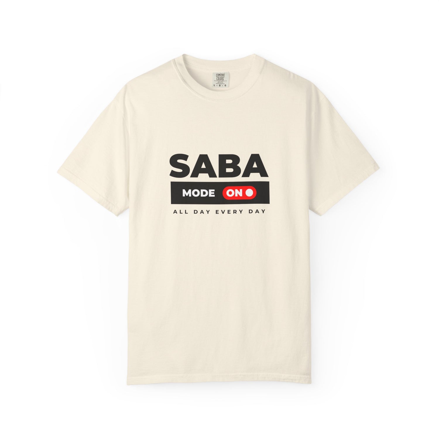 SABA Mode ON Unisex Garment-Dyed T-Shirt - Casual Everyday Wear