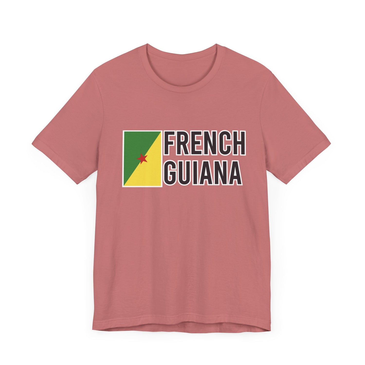 Unisex Jersey French Guiana Short Sleeve Tee