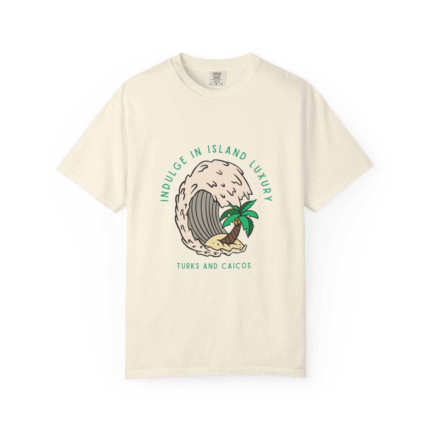 Island Luxury Graphic T-Shirt | Casual Summer Wear for Beach Lovers | TURKS AND CAICOS