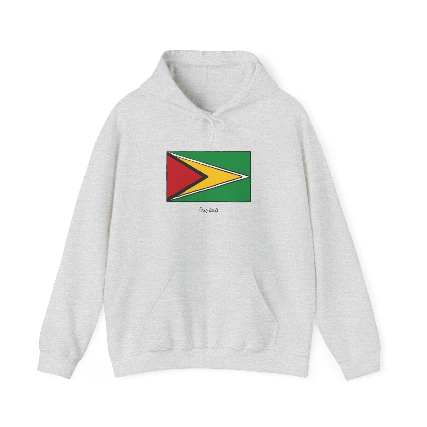 Guyana Flag Unisex Heavy Blend Hooded Sweatshirt | Comfortable & Stylish