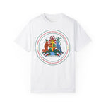 Unisex T-shirt met het nationale embleem van Grenada