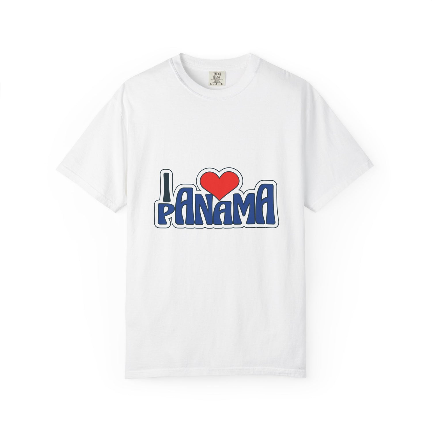 I Love Panama Unisex Garment-Dyed T-Shirt