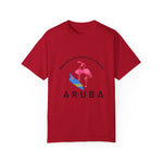 Vacation Vibe Unisex T-Shirt - Aruba Flamingos Design