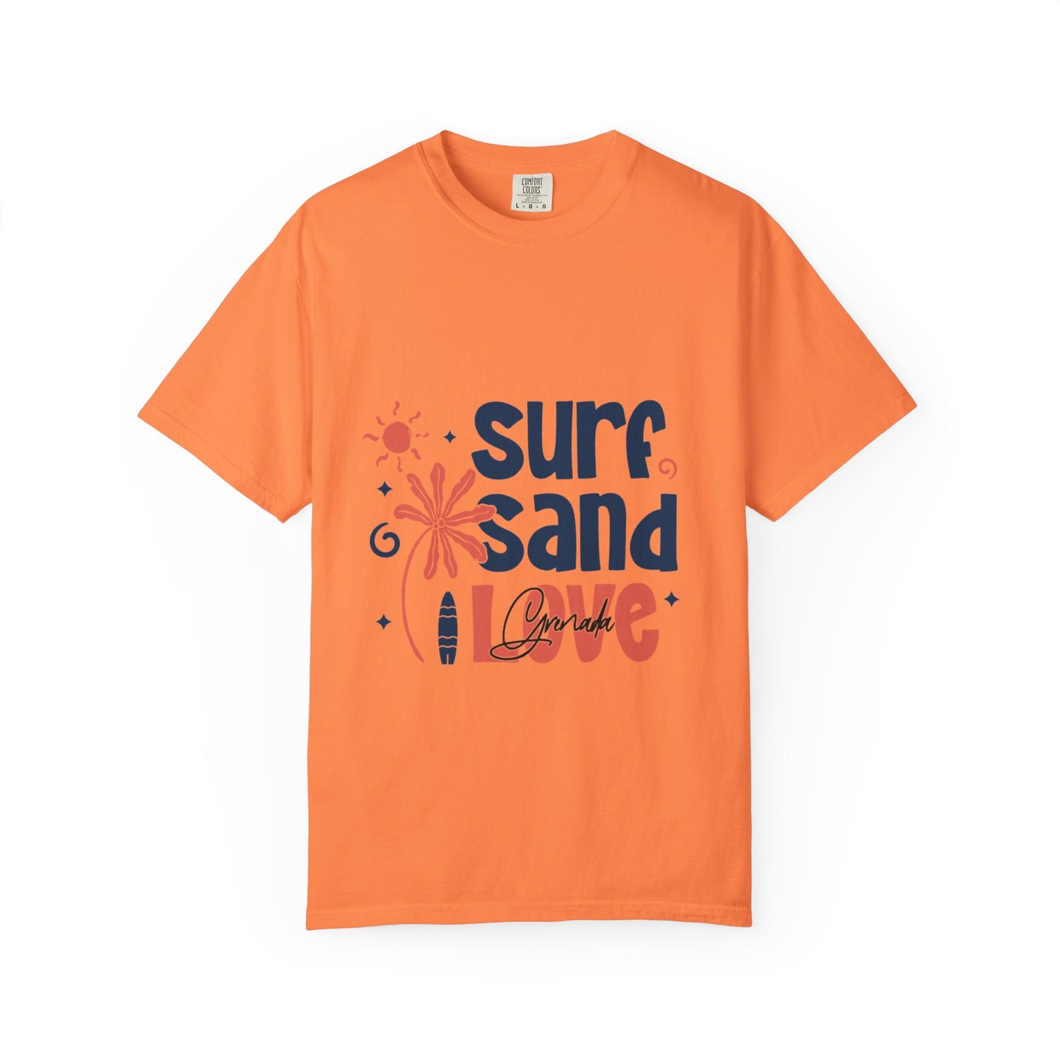 Surf Sand Love Grenada Unisex T-Shirt - Beach Vibe Graphic Tee