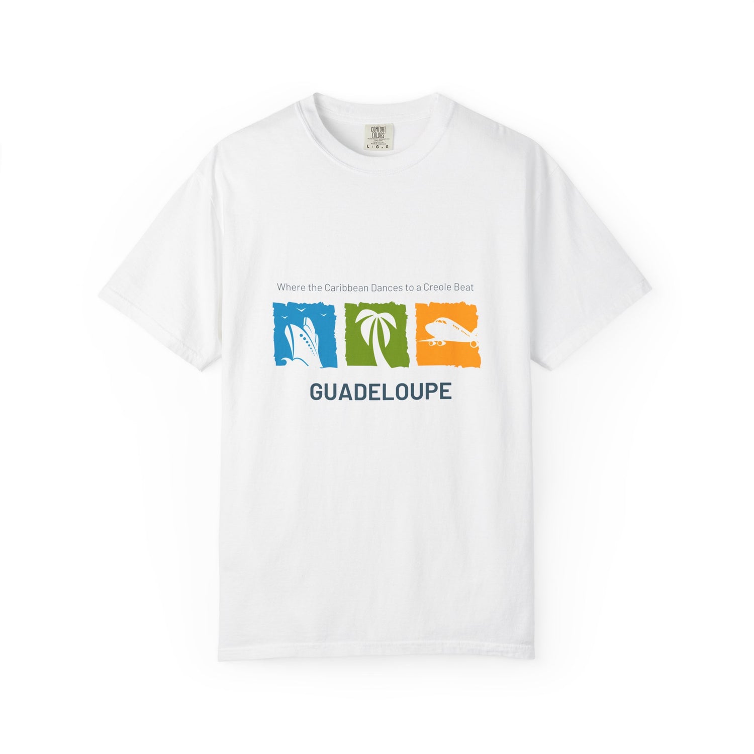 Guadeloupe Beach Vibe T-Shirt, Vacation Shirt, Travel Gift, Summer Apparel, Touristy Tees, Tropical Artwork Tee