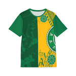 Grenada Dynamic Men’s Sports Jersey - Green and Yellow Athletic Tee for Game Day