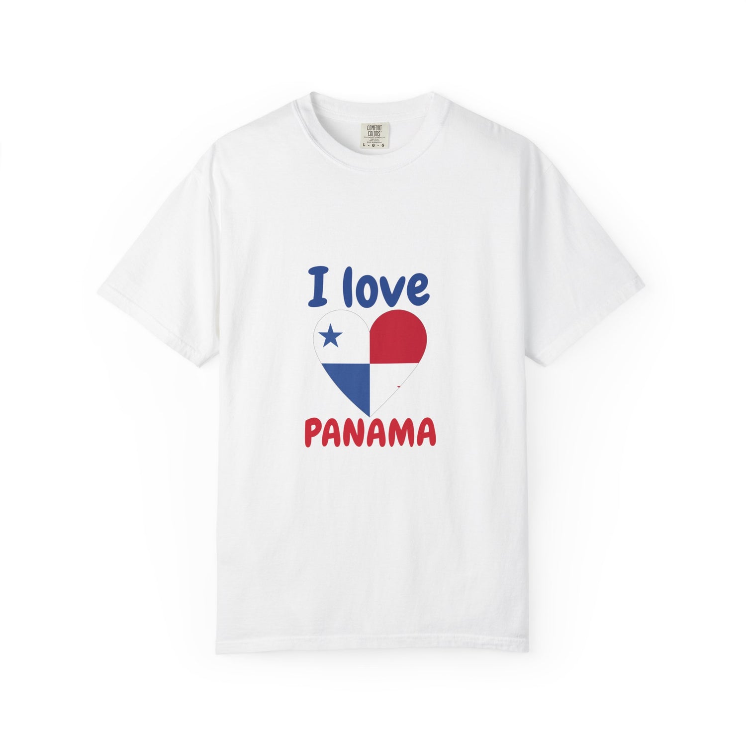 I Love Panama Unisex Garment-Dyed T-Shirt - Casual Travel Tee
