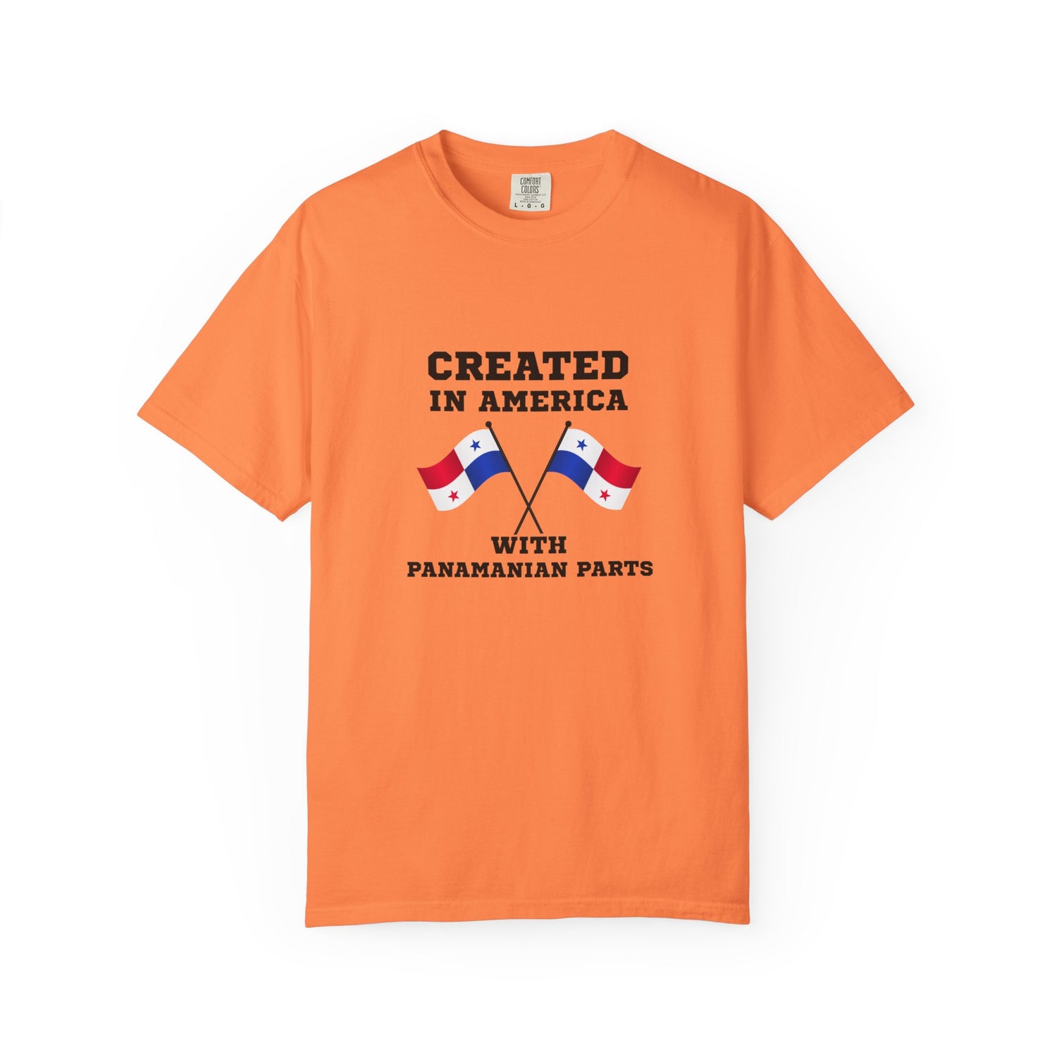 Created in America Unisex Garment-Dyed T-Shirt with Panamanian Parts