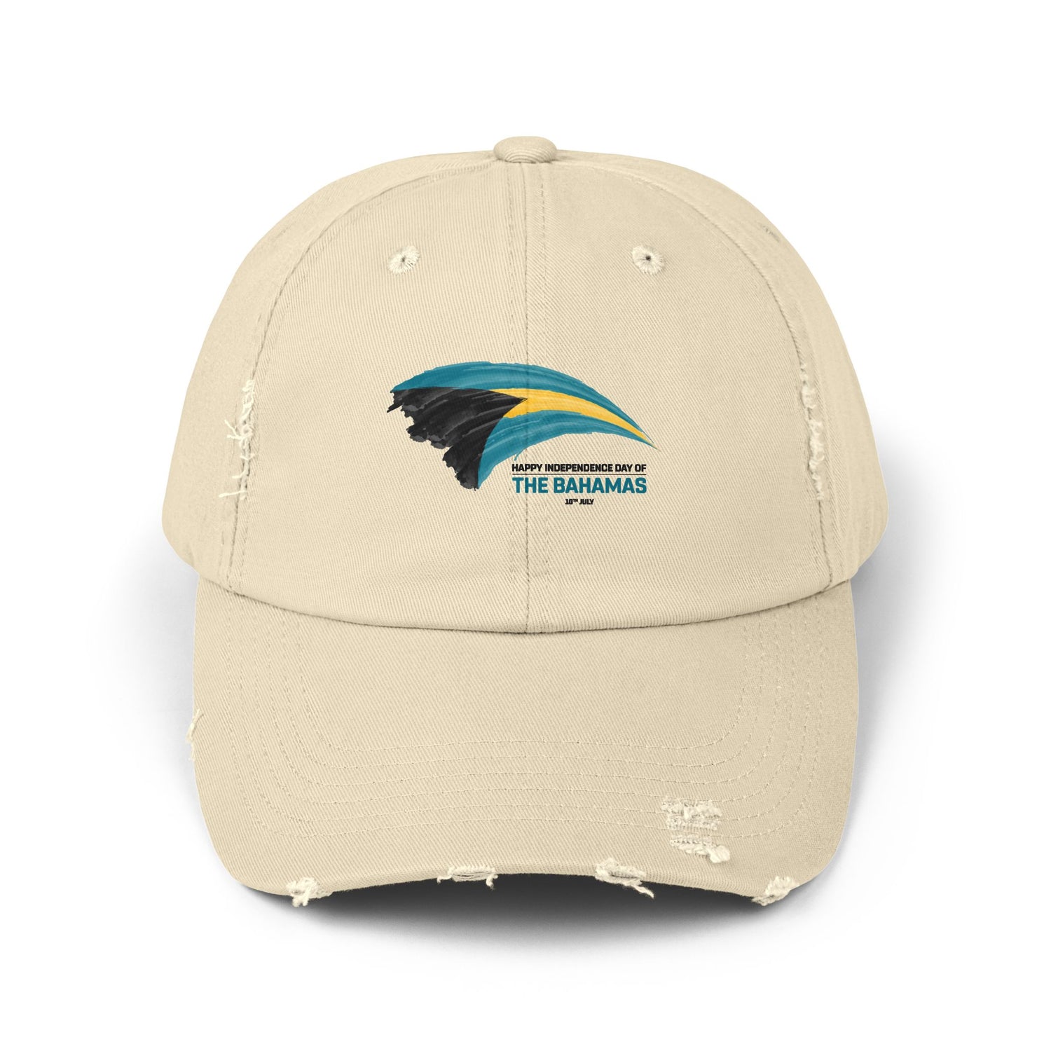 Bahamas Flag Cap Distressed Cap