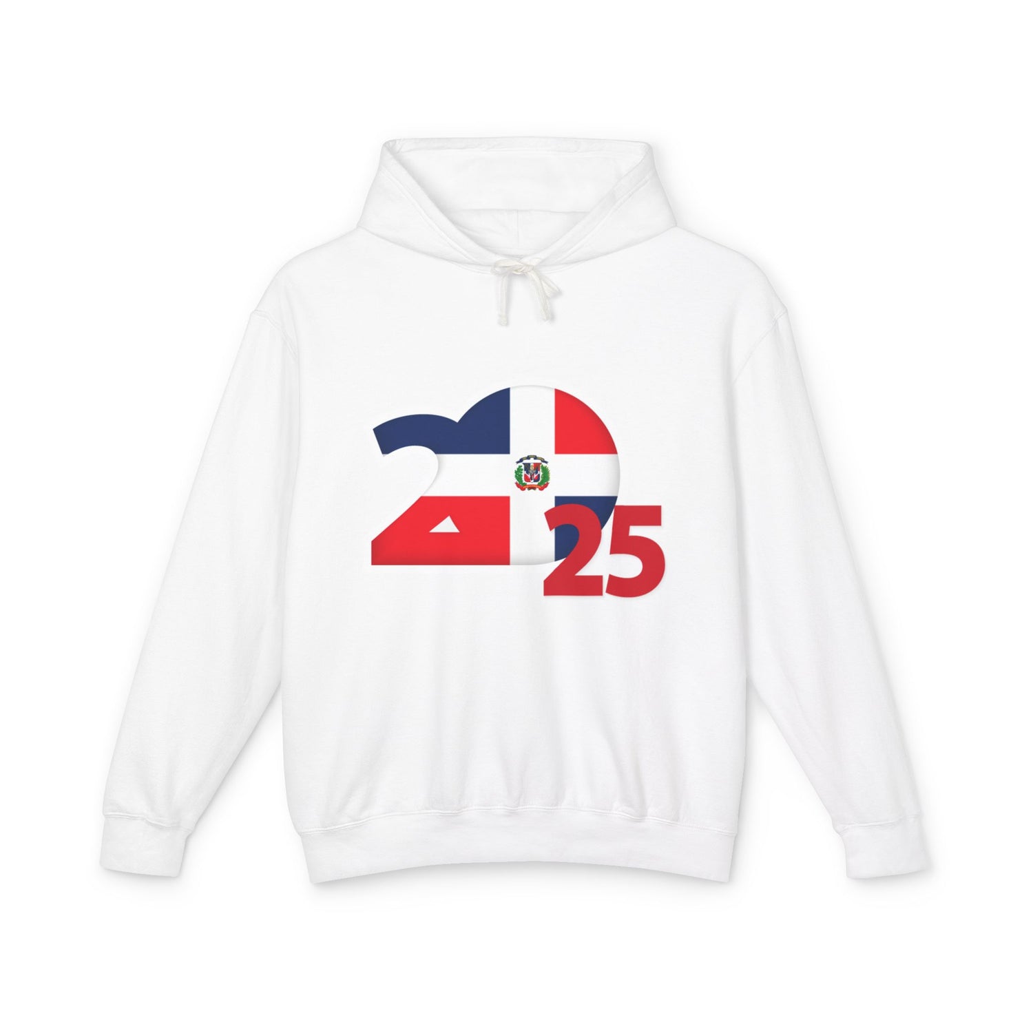 Dominican Republic 2025 Unisex Lightweight Hooded Sweatshirt