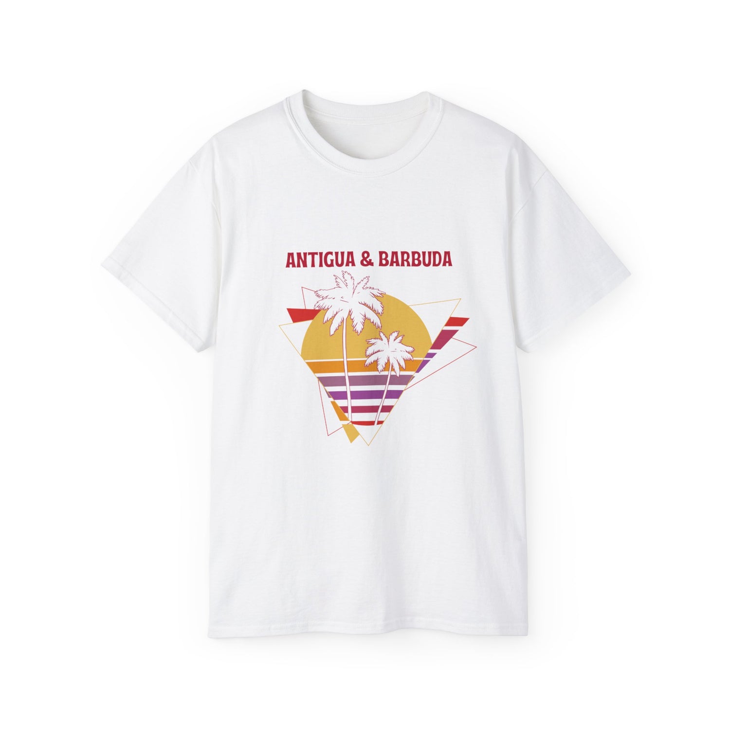 Antigua & Barbuda Vintage Graphic | Unisex Ultra Cotton T-Shirt | Retro Summer Style