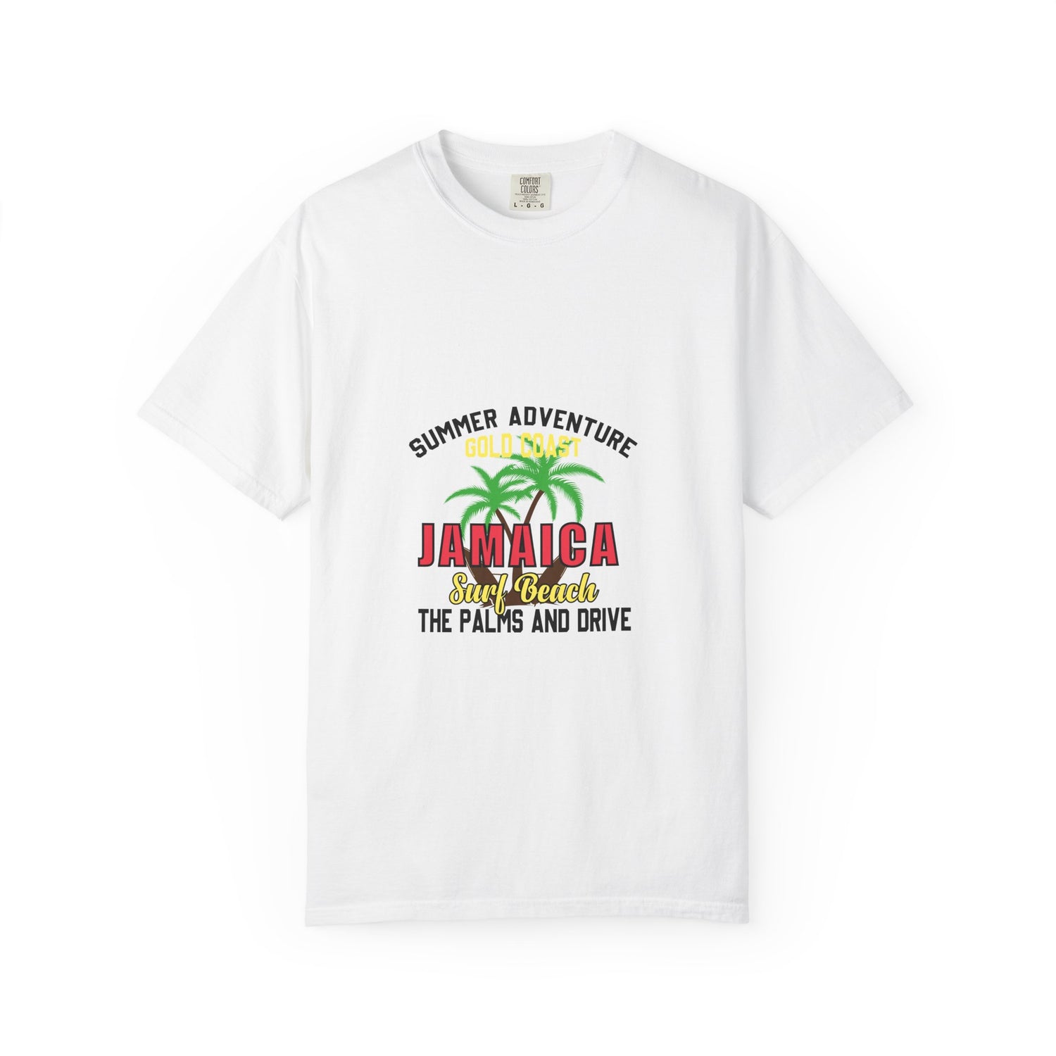 Summer Adventure Jamaica T-Shirt – Unisex Garment-Dyed Tee for Beach Lovers