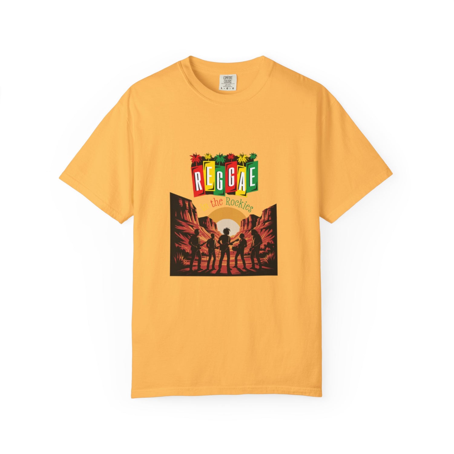 Reggae Music Unisex T-shirt, Vintage Style Tee, Jamaica - Utah  Music Lover Gift, Summer Festival Wear, Gift for Him/Her