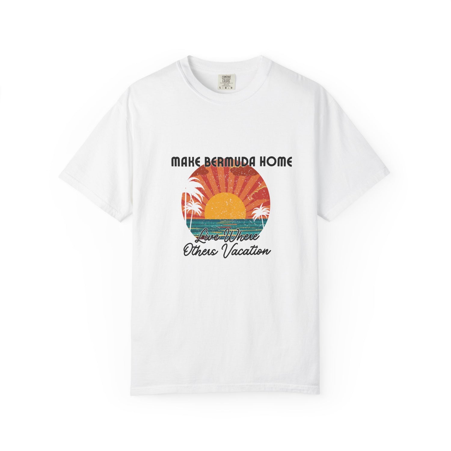 Make Bermuda Home T-Shirt | Vintage Vacation Vibes for Travel Lovers