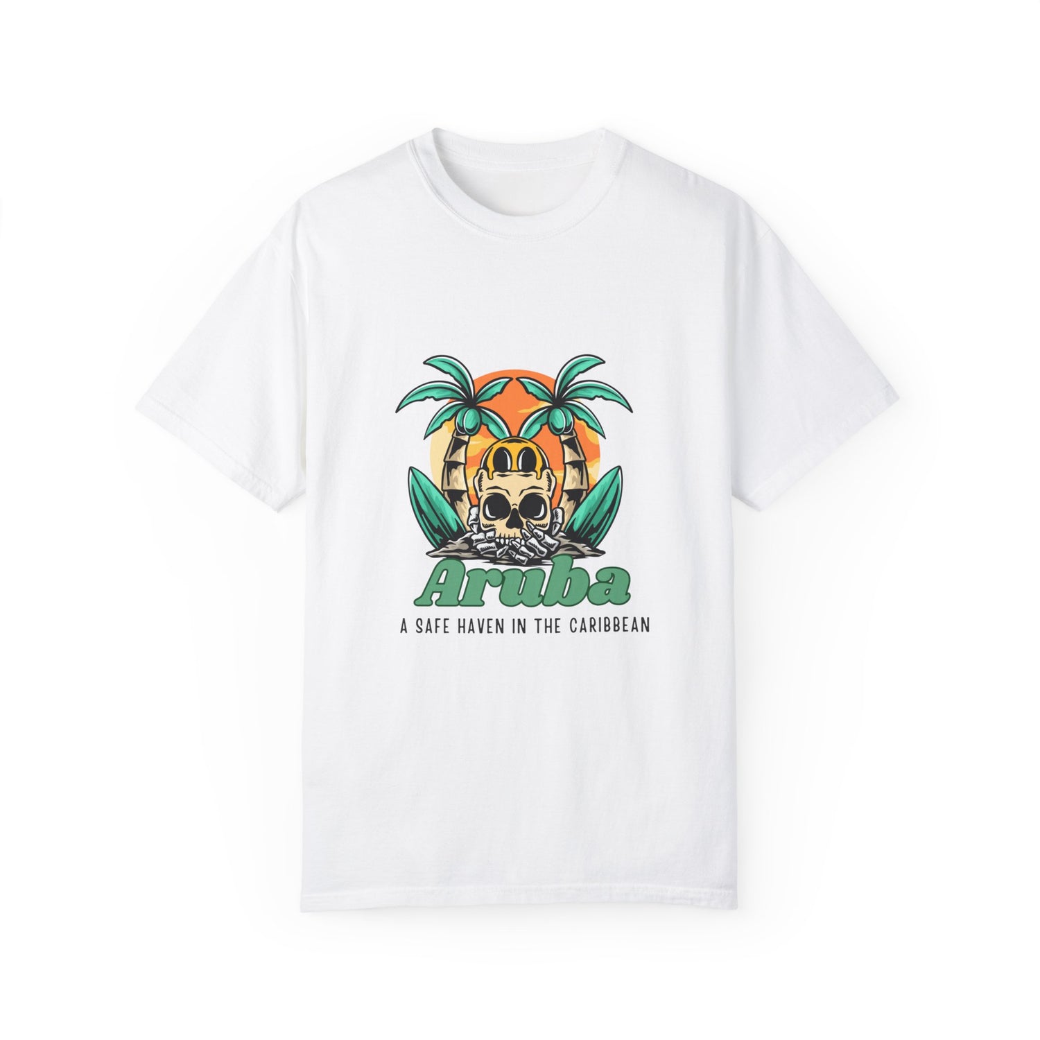 Unisex Aruba T-Shirt - Tropical Vibes Graphic Tee for Island Lovers