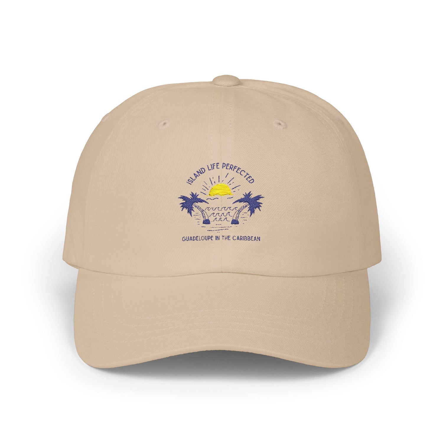 Island Life Perfected Classic Dad Cap | Caribbean Vibes Hat | Guadeloupe Cap Design