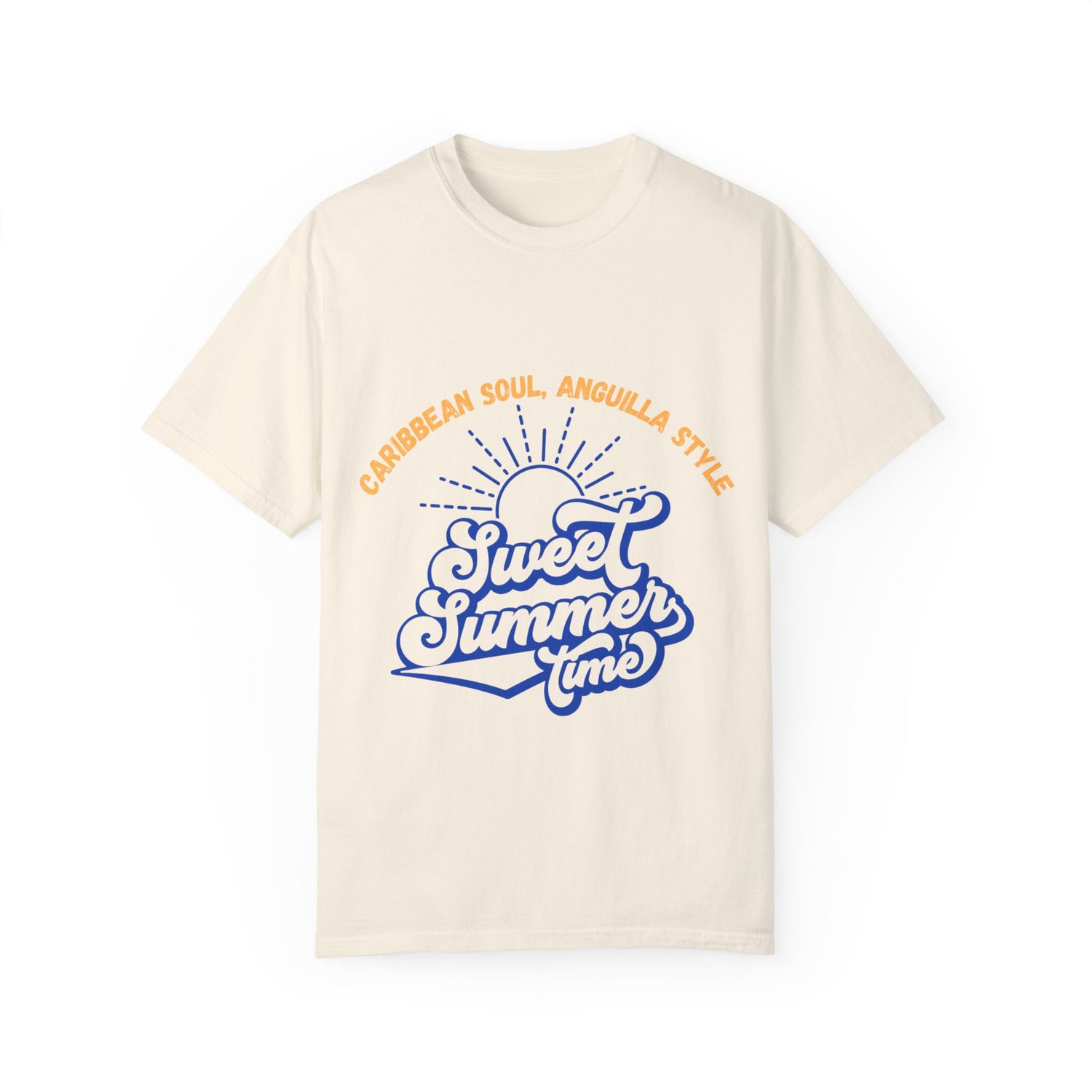 Anguilla T-Shirt - 'Sweet Summer' Design - Caribbean Vibes