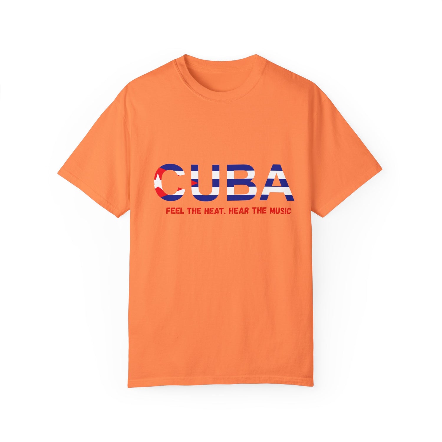 Cuba Music Vibe Unisex Garment-Dyed T-Shirt