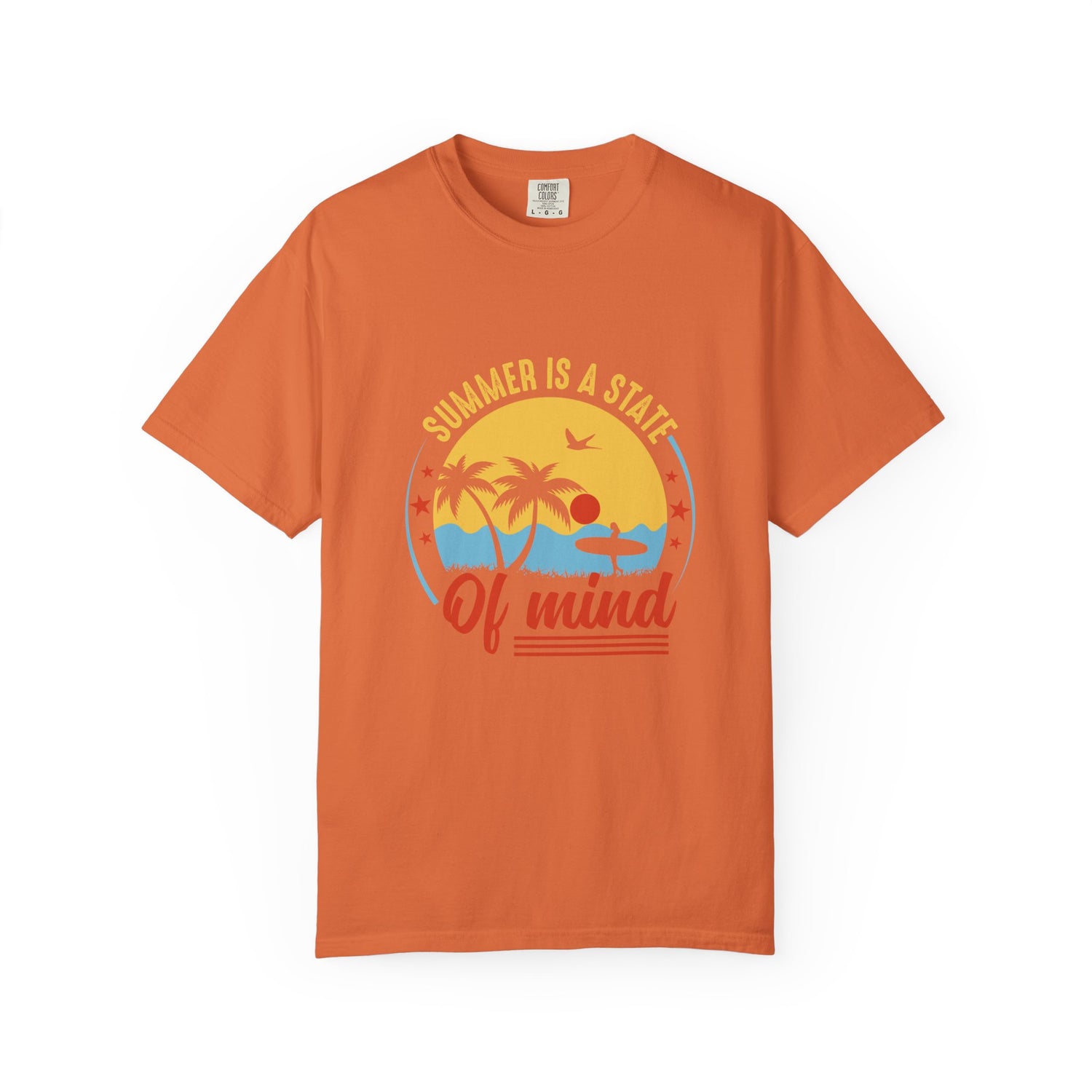 Summer Vibes Unisex Garment-Dyed T-shirt | "Summer Is a State of Mind" | Suriname Design