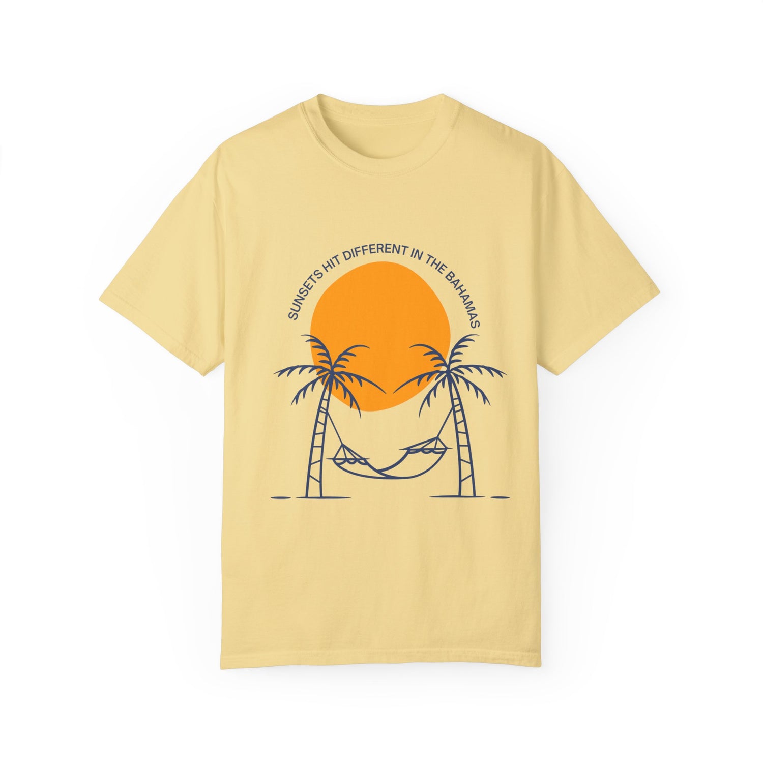 Sunset Vibes Unisex T-Shirt - 'Sunsets Hit Different in The Bahamas'