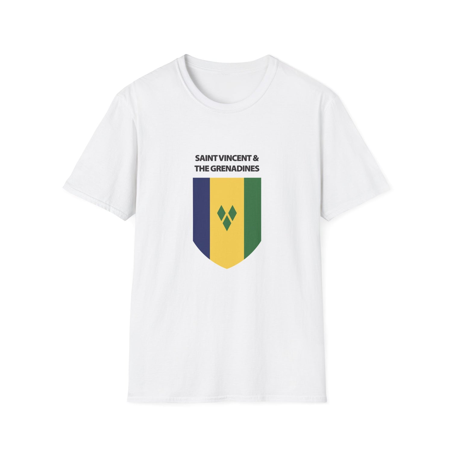 Saint Vincent and the Grenadines Flag Unisex Softstyle T-Shirt