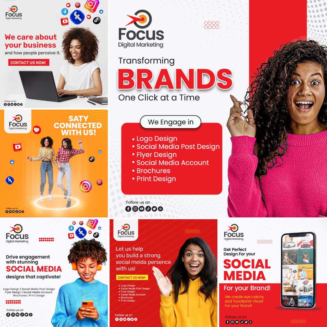 Focus Digital Marketing Social Media Posts