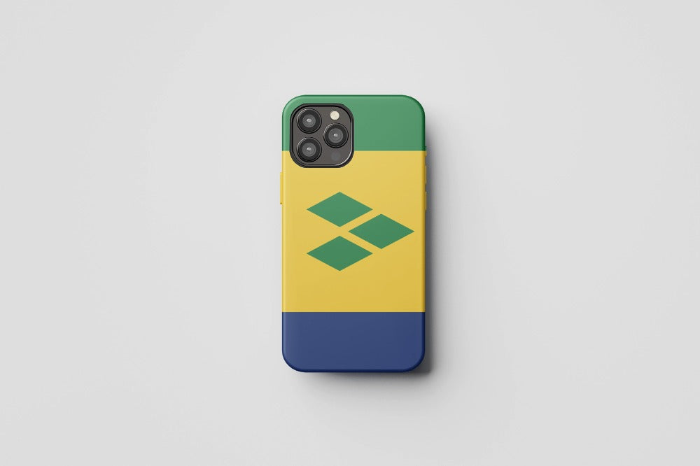St.Vincent & the Grenadines Flag iPhone Case – Bold National Pride Protection