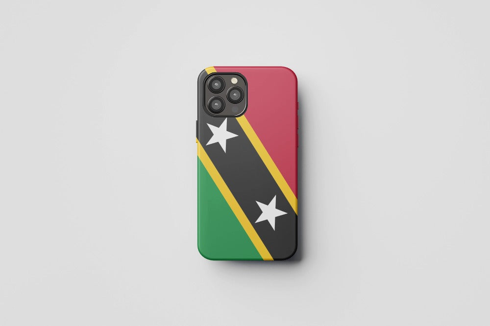St. Kitts and Nevis Flag iPhone Case – Bold National Pride Protection