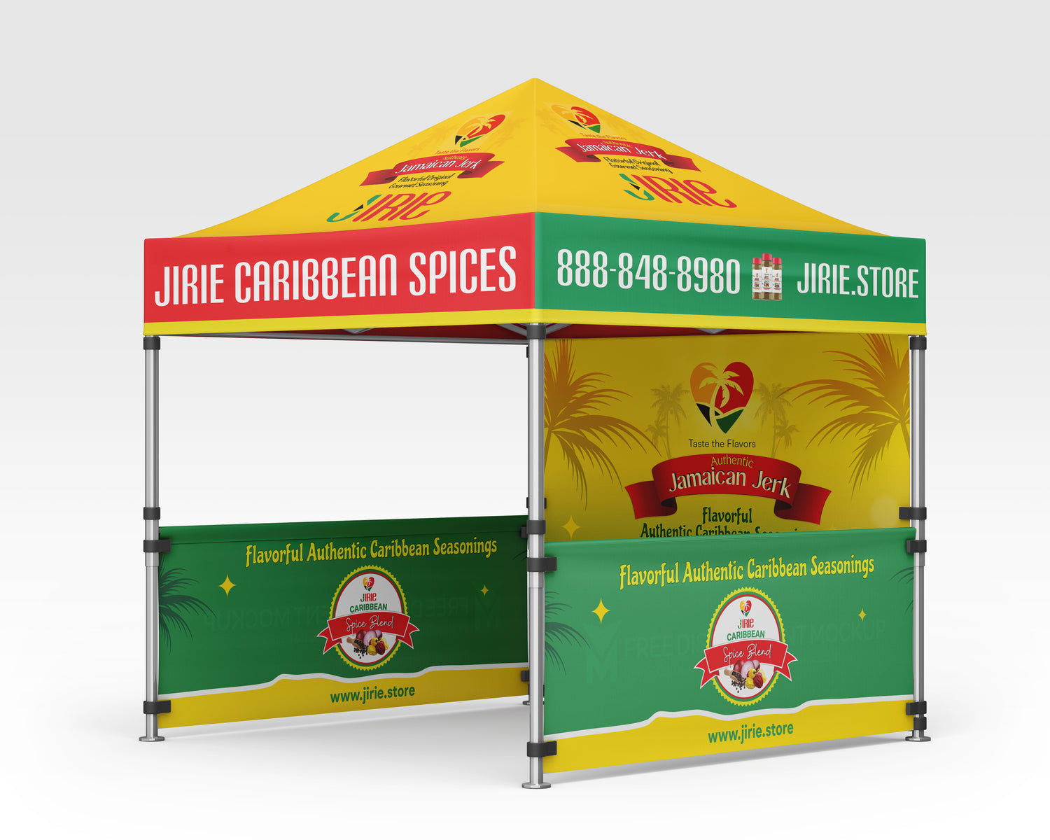 Jirie Caribbean Spices – Tents & Outdoor Promotions