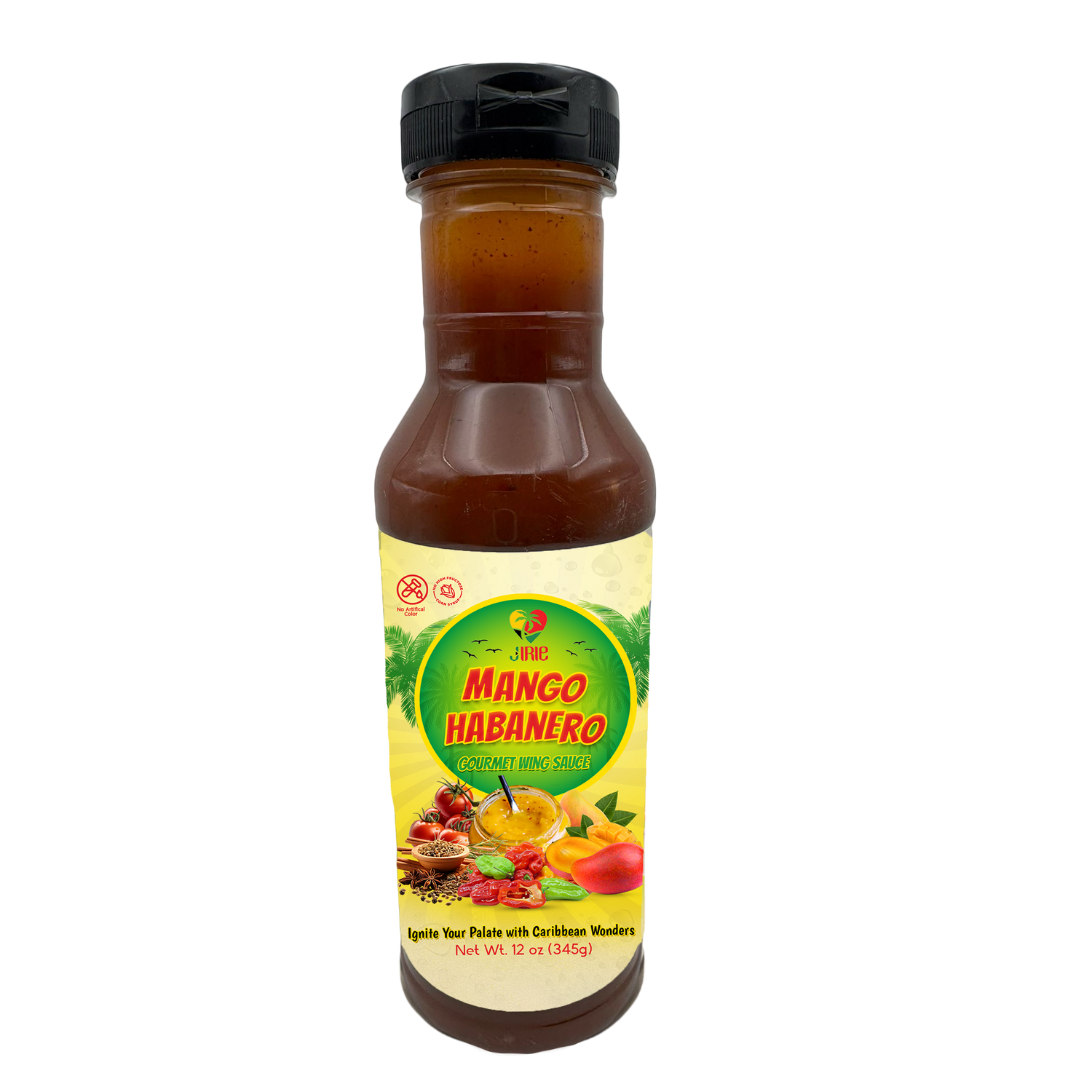 J-irie Caribbean Mango Habanero  Sauce