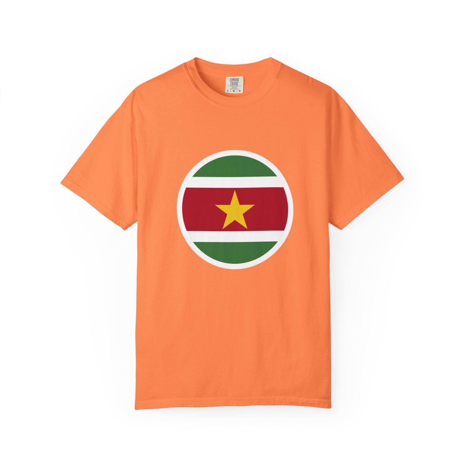 Suriname Flag Unisex Garment-Dyed T-Shirt - Casual Stylish Tee for National Pride