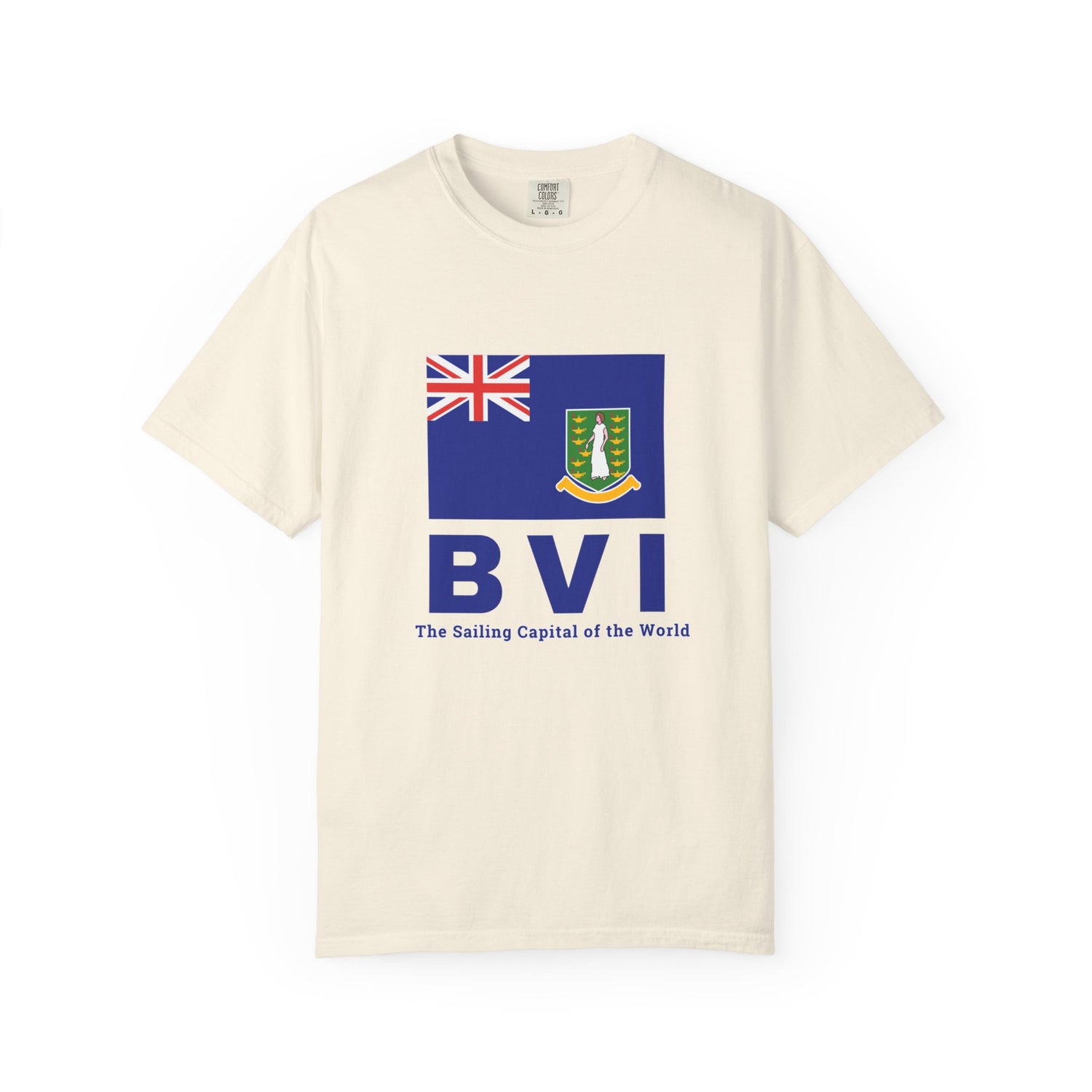 British Virigin Island Sailing Capital Unisex Garment-Dyed T-Shirt