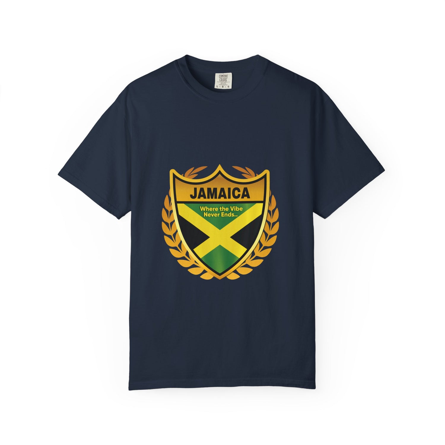 Jamaican Pride Tee, Unisex Garment-Dyed T-shirt, Travel Gift, Souvenir Shirt, Caribbean Vibes, Summer Wardrobe Essential