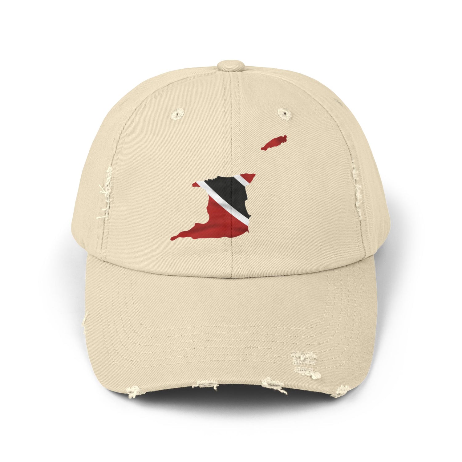 Trinidad and Tobago Trendy Distressed Cap, Casual Headwear, Travel Souvenir, Island Pride Hat, Everyday Accessory, Cool Gift Idea