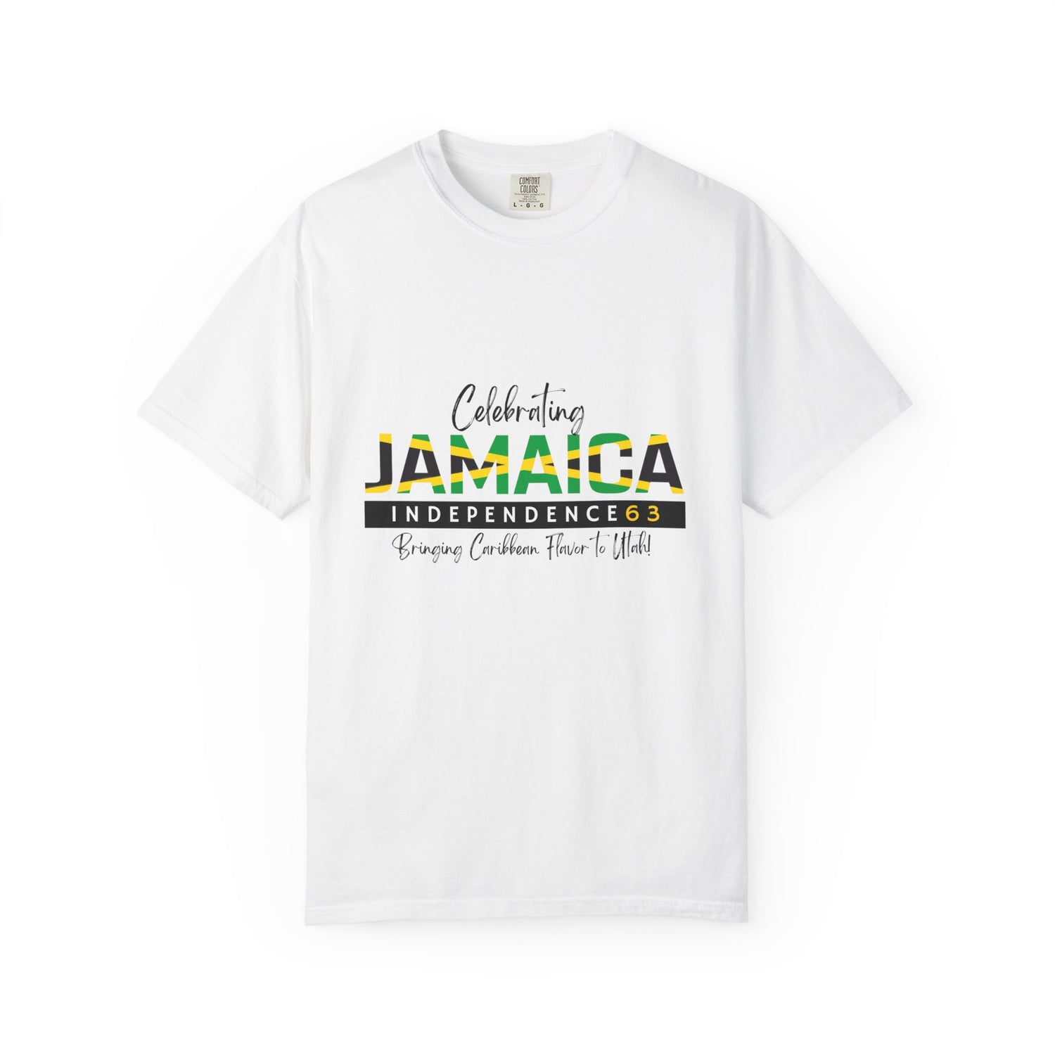 Celebrating Jamaica - Utah  Independence Unisex T-Shirt, Caribbean Pride Tee, Summer Style Shirt, Festive Apparel, Vacation Essentials