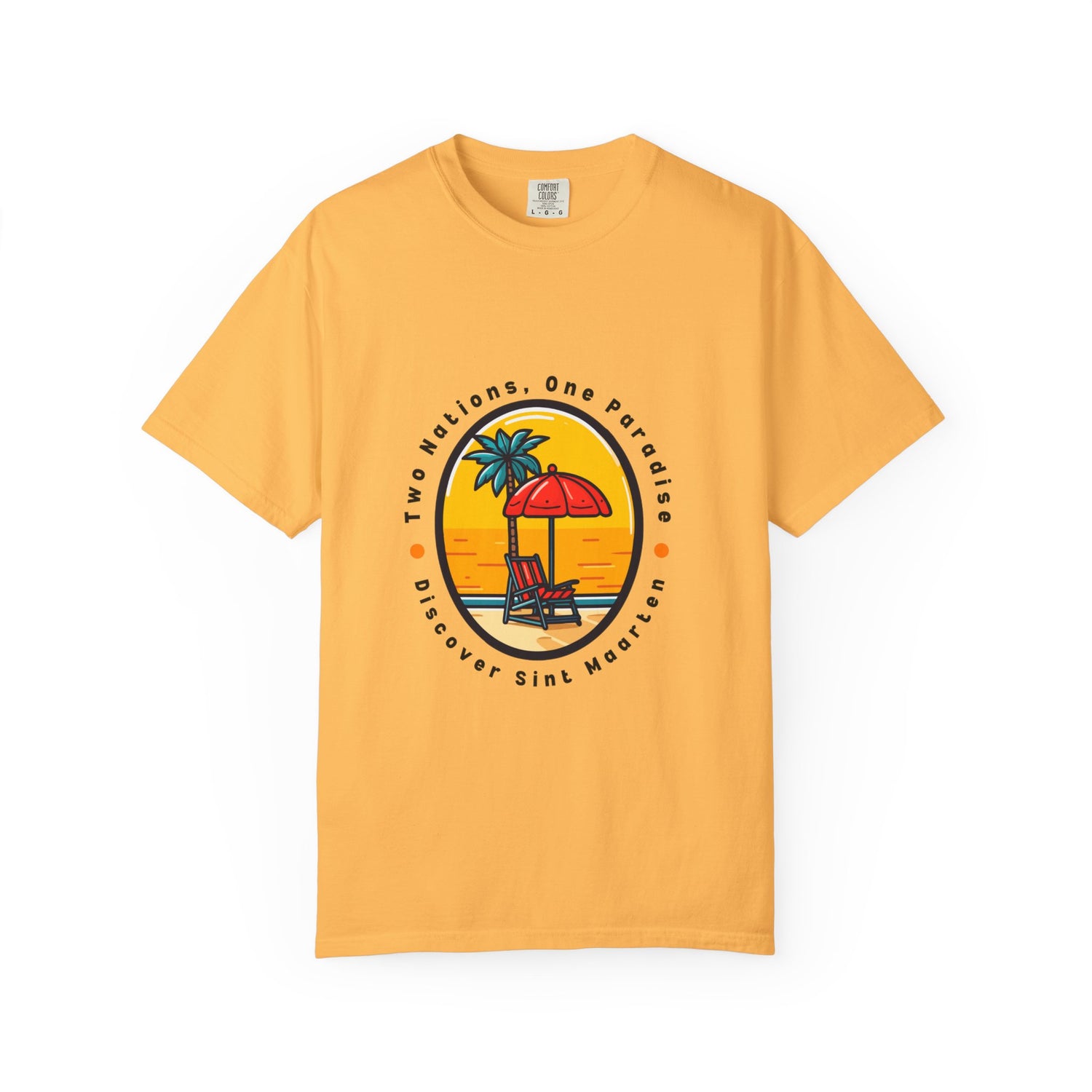 Sint Maarten Tropical Paradise T-Shirt, Beachwear, Vacation Top, Summer Apparel, Unisex Tee, Gift for Travelers