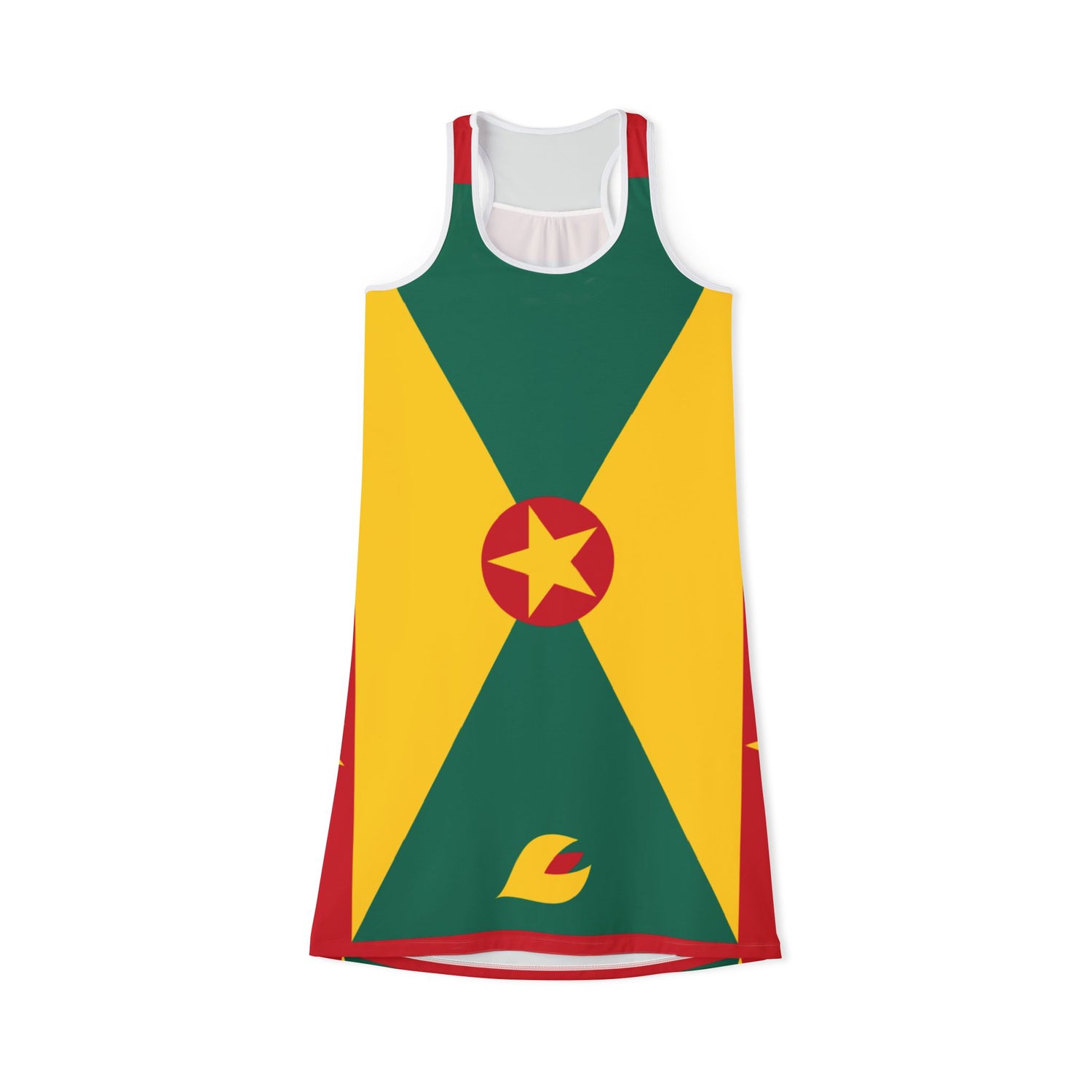 Grenada Racerback Dress - Vibrant Caribbean-Inspired Style, Perfect for Summer Wear, Beach Days, Festivals, and Everyday Comfort, [...]