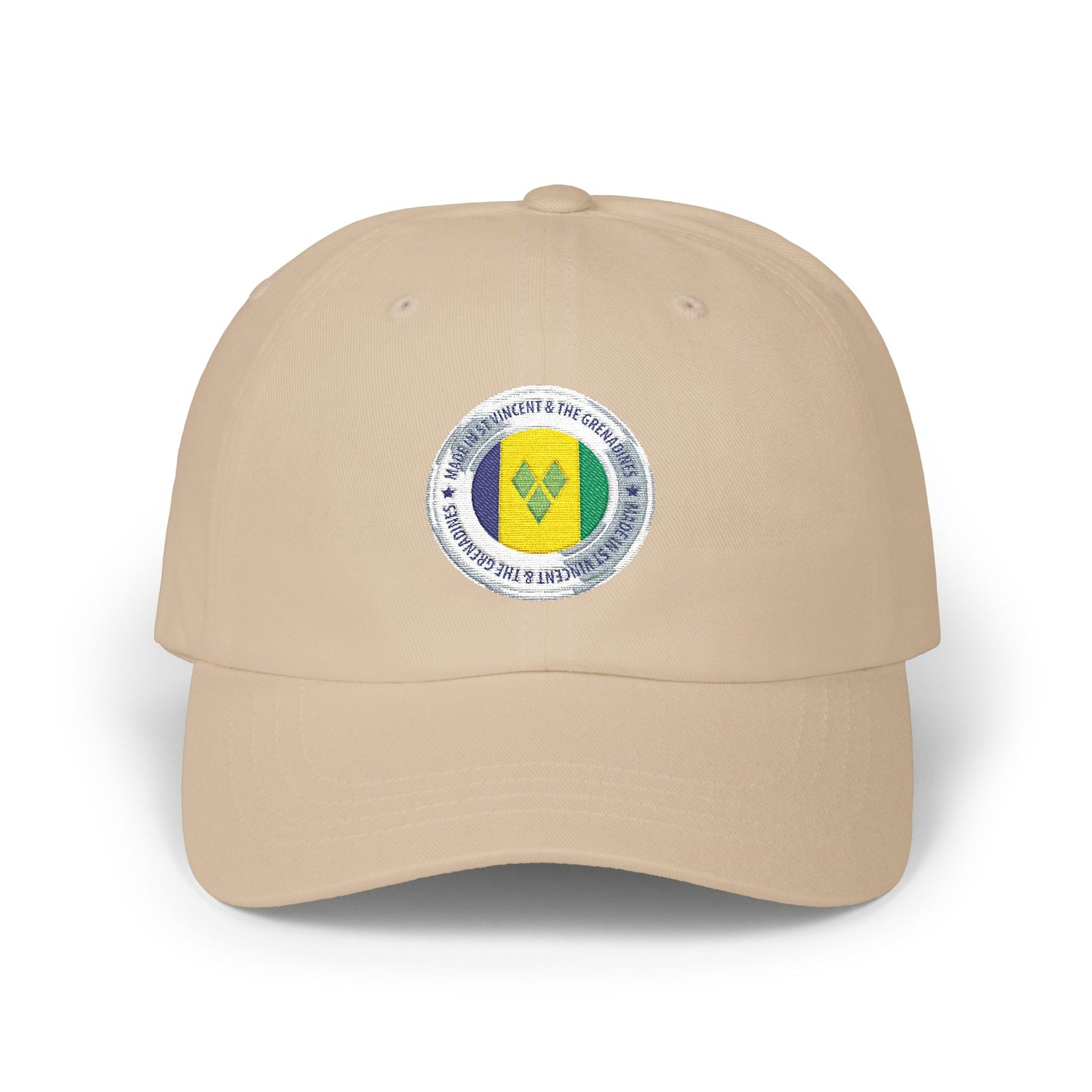 Classic Dad Cap with Embroidered Flag Design, Stylish Dad Hat for Casual Outings, St. Vincent and The Grenadines, Summer Sun