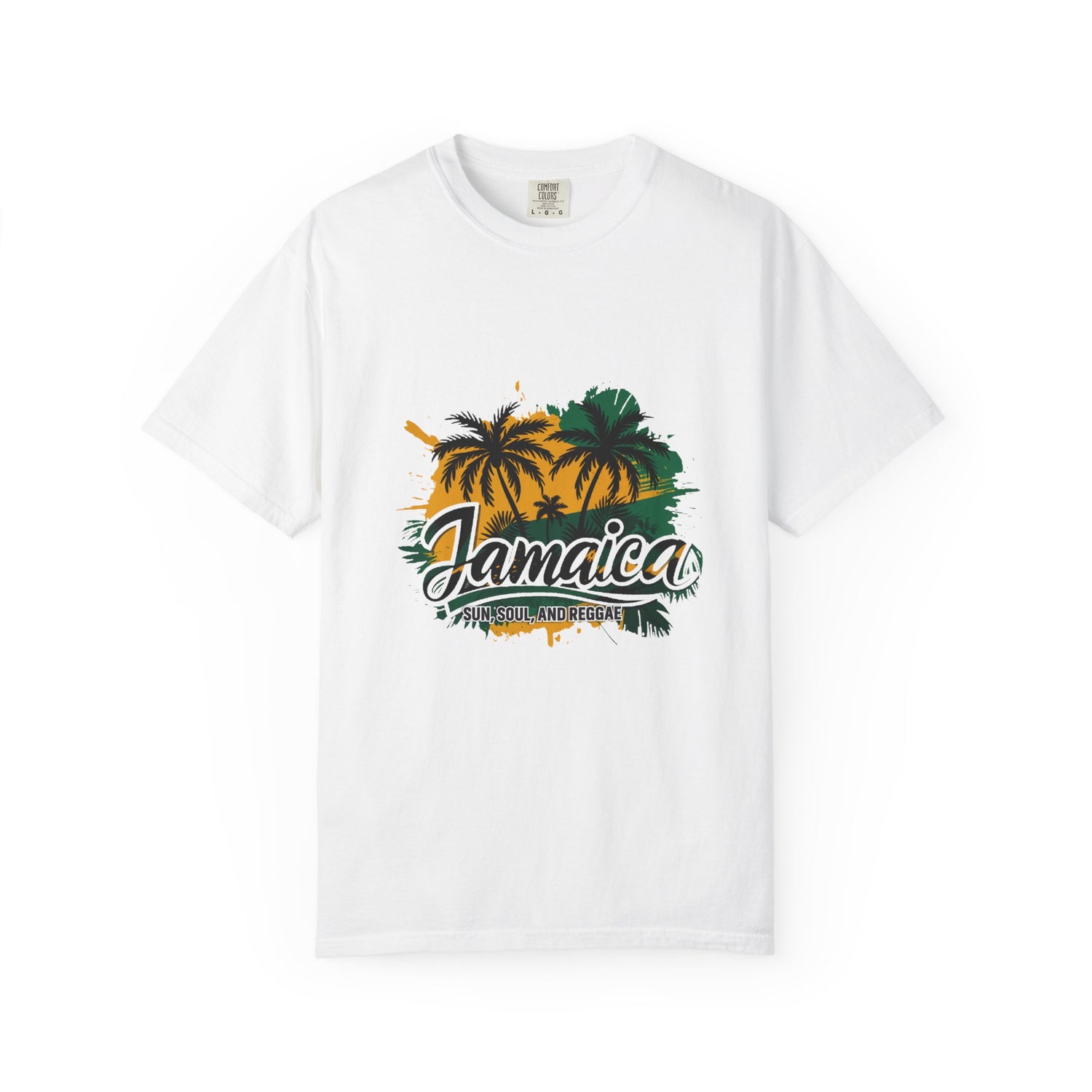 Jamaica Graphic T-Shirt, Casual Summer Tee, Beachwear, Vacation Shirt, Gift for Travel Lovers, Chill Vibes Clothing