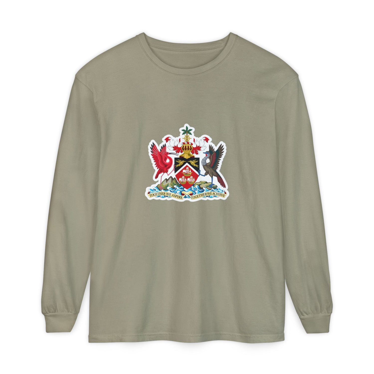 Saint Kitts and Nevis Vibrant Long Sleeve T-Shirt with Tropical Crest Design, Perfect for Casual Wear, Beach Days, Gift for Nature Lovers, Summer Wardrobe [...]