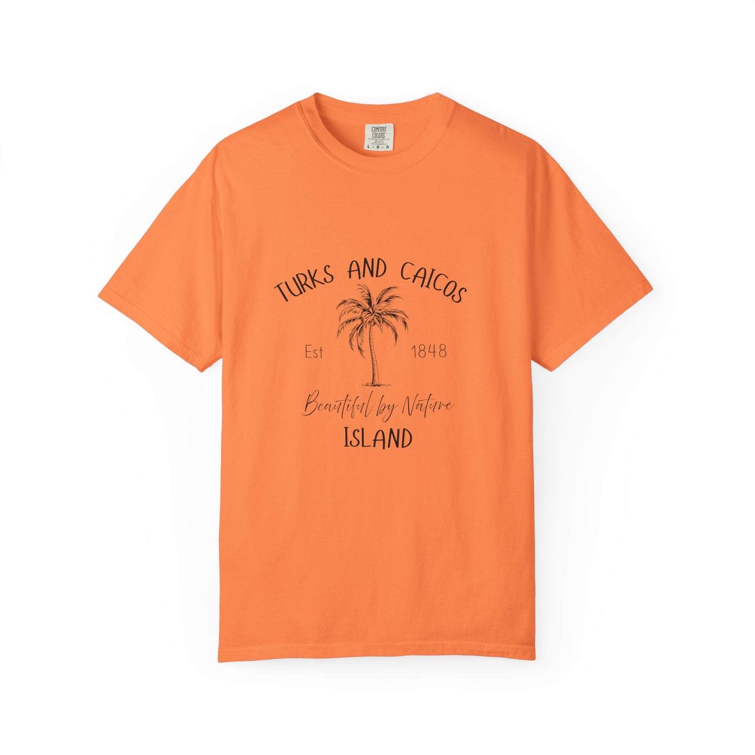 Turks and Caicos Island Garment-Dyed Unisex T-Shirt – Perfect for Beach Days & Summer Vibes