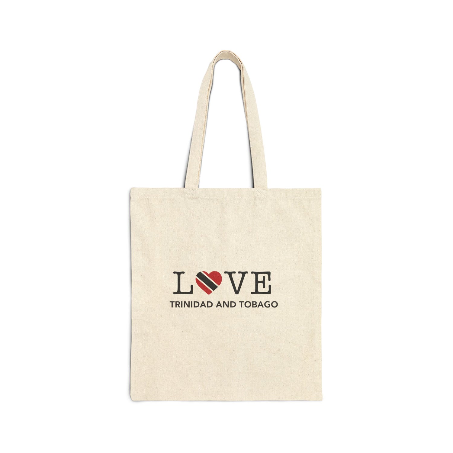 Trinidad and Tobago Love Canvas Tote Bag, Eco-Friendly Bag, Beach Tote, Gift for Travelers, Summer Accessory, Shopping Bag