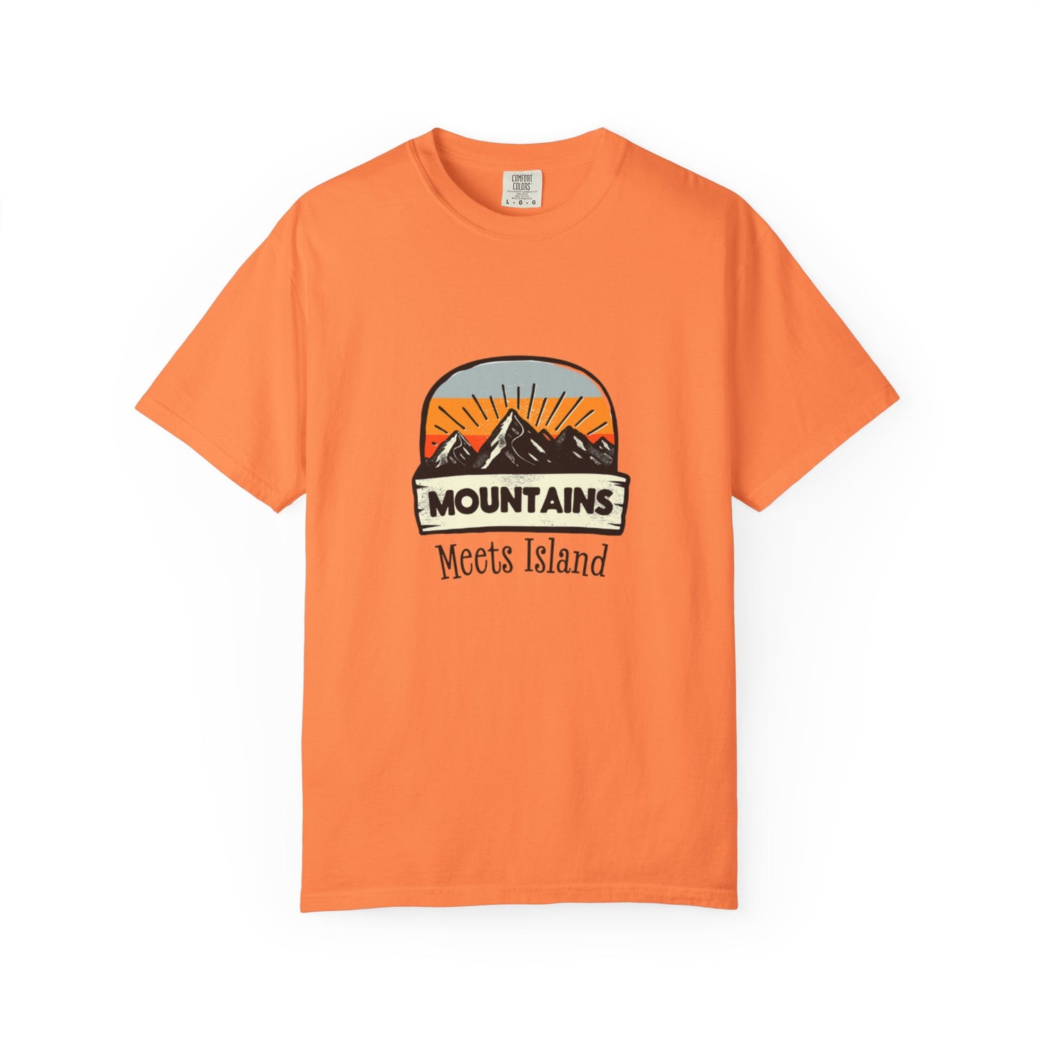 Mountain Meets Island Graphic Tee - Unisex T-Shirt, Nature Lover Gift, Summer Adventure Apparel, Casual Everyday Wear, Jamaica - Utah Vacation Shirt
