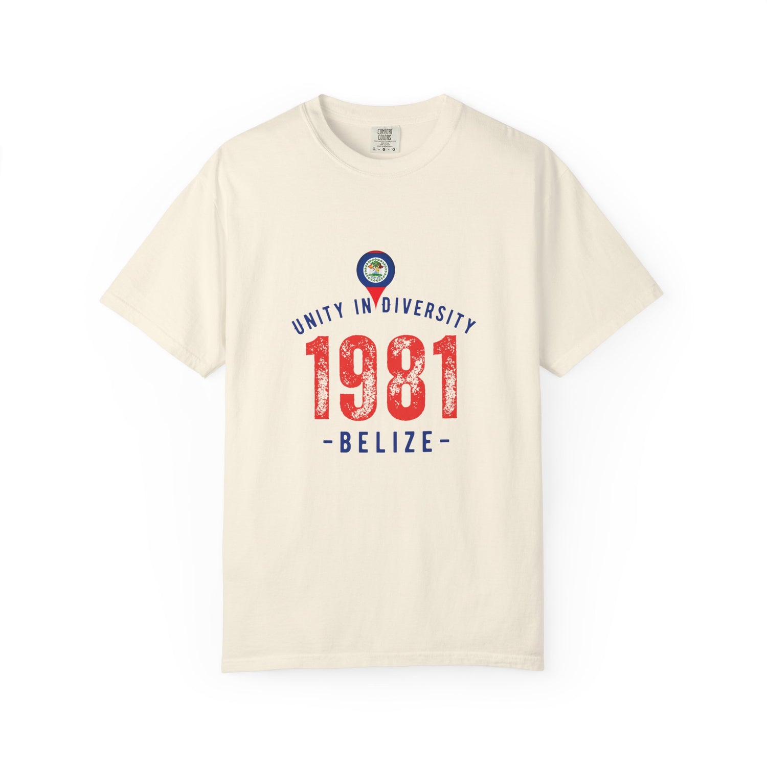 Unisex Garment-Dyed T-shirt - Unity in Diversity Belize 1981