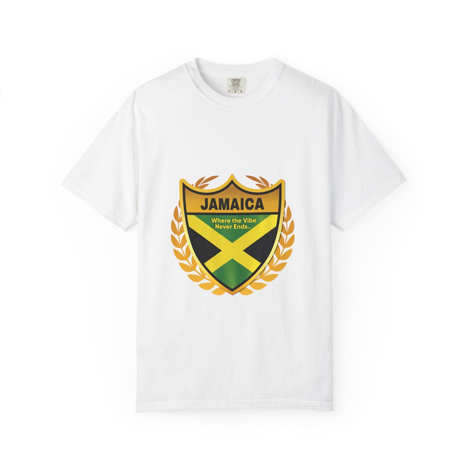 Jamaican Pride Tee, Unisex Garment-Dyed T-shirt, Travel Gift, Souvenir Shirt, Caribbean Vibes, Summer Wardrobe Essential