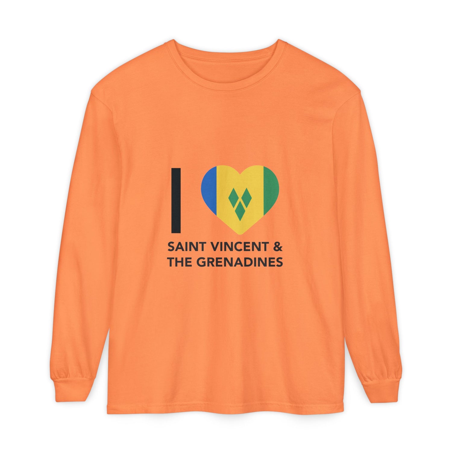 I Love Saint Vincent Long Sleeve shirt