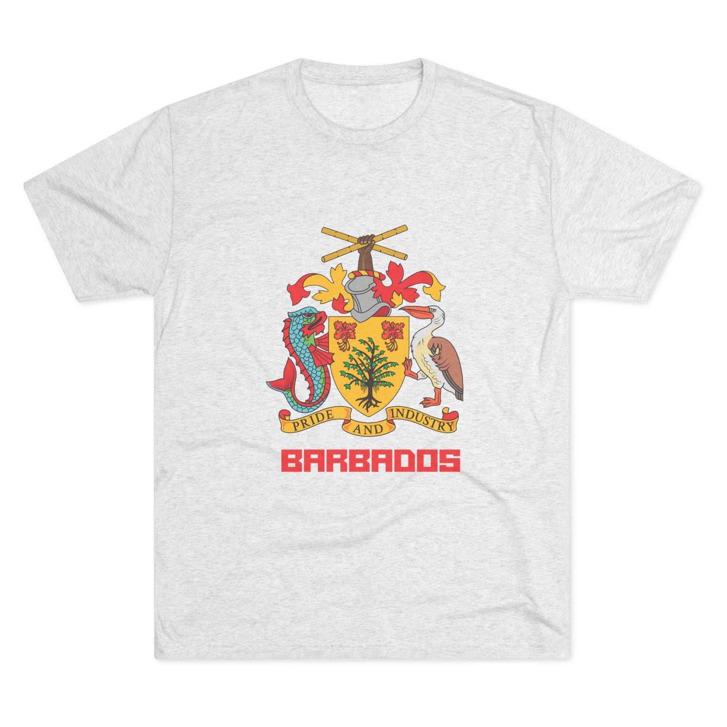 Barbados  Tri-Blend Crew T shirt