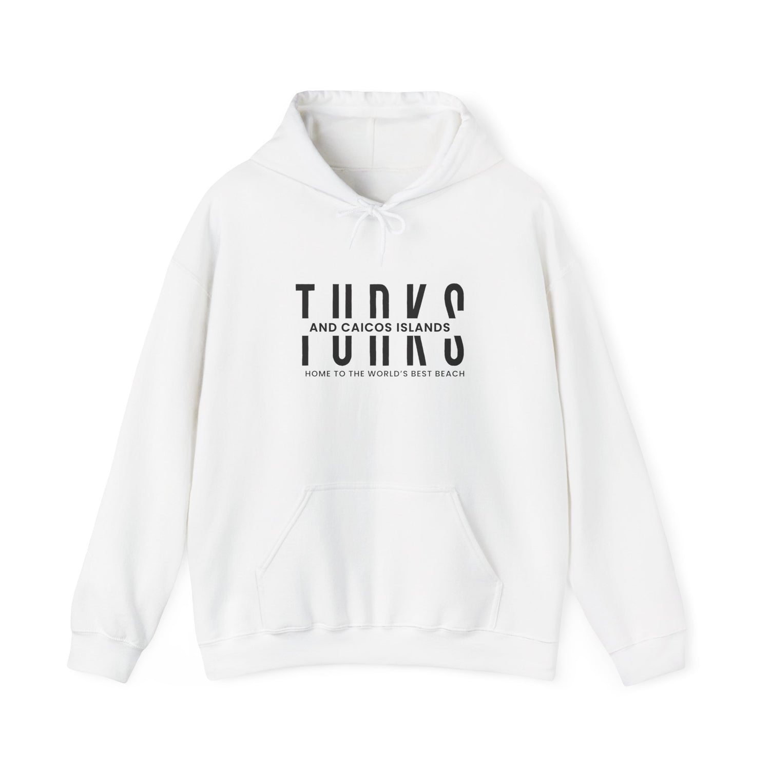 Turks and Caicos Islands Hooded Sweatshirt - Cozy Unisex Pullover for Beach Lovers